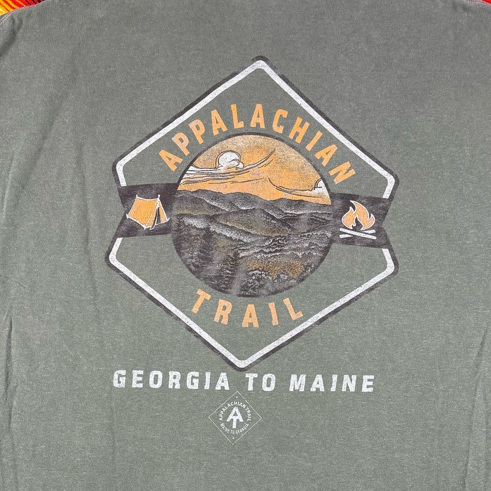 Green Men's Appalachian Trail Tee Shirt